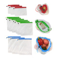 Vegetable Shopping Storage Reusable Produce Bags Organic Cotton